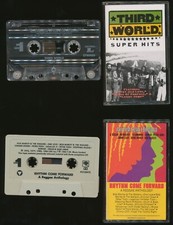  2 REGGAE CASSETTE TAPES: RHYTHM COME FORWARD, THIRD WORLD SUPER HITS