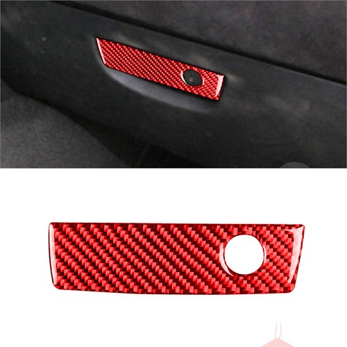 Kit Intérieur Fibre Carbone Pour Audi TT Coupe 2008-2014 – 16 Pièces – Noir Et Rouge – Neuf