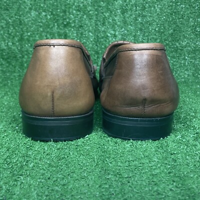 GH Bass Brown Leather Slip On Courier Kiltie Tassel Loafers Men’s Size‎ 11.5 M GH Bass Tasseled Men main image 4