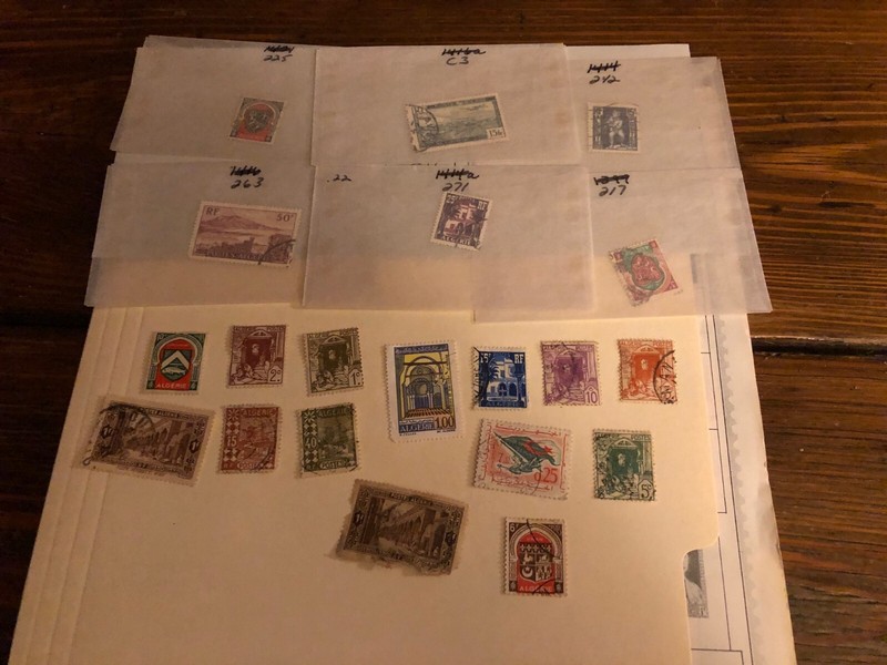 Lot of 28 Stamps Algeria, Used, Good Condition, Some Not Cancelled.