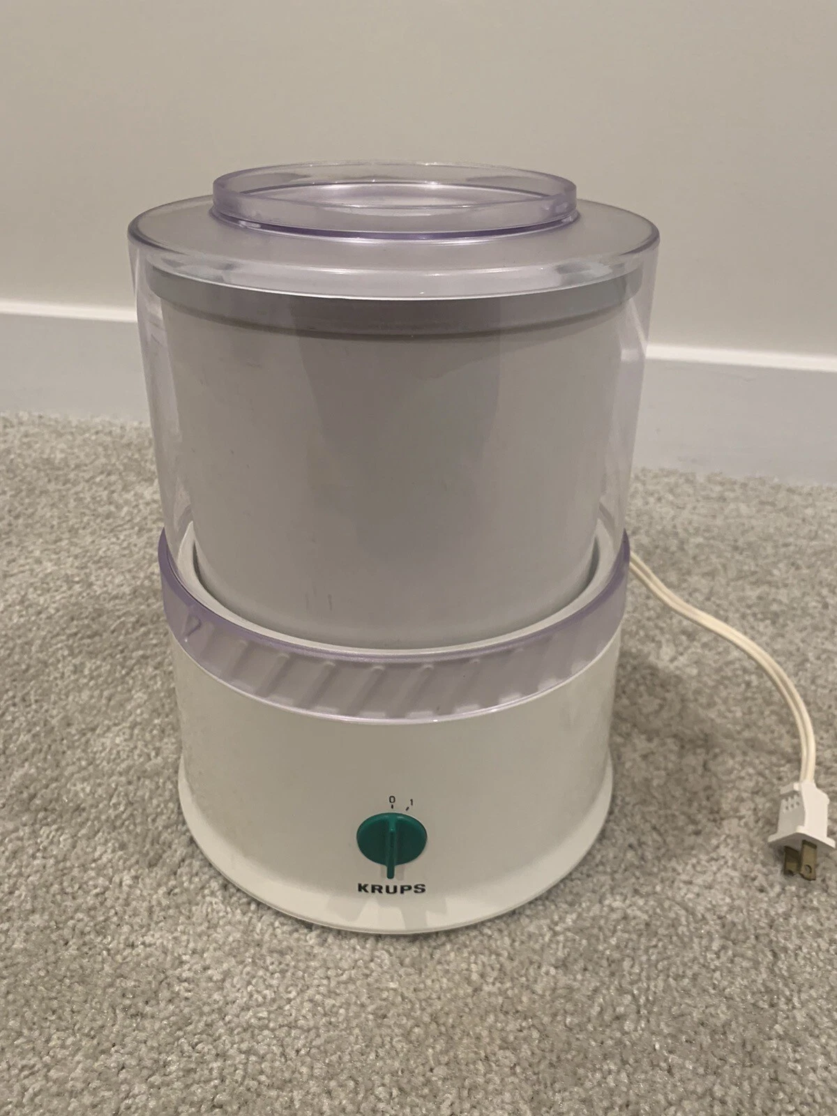 Krups Ice Cream Maker 337 1 Quart La Glaciere