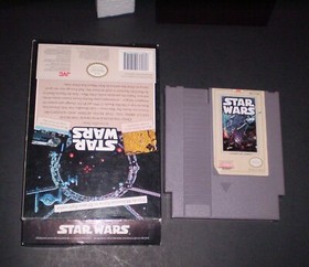 STAR WARS Nintendo NES Game with Box play as Luke Han and Leia Tested Works