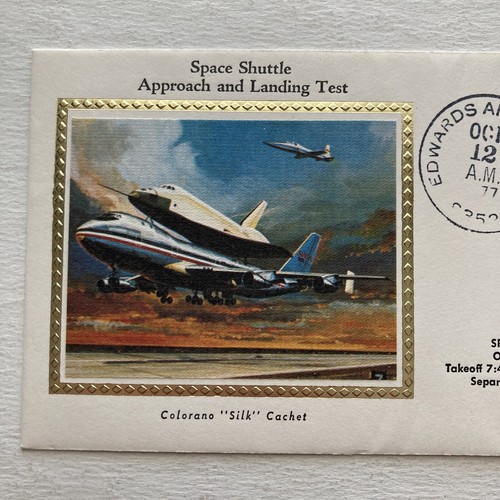 Space Shuttle Enterprise 747 Shuttle Drop Free Flight #4 Colorano Silk 10-12-77 - Picture 2 of 4