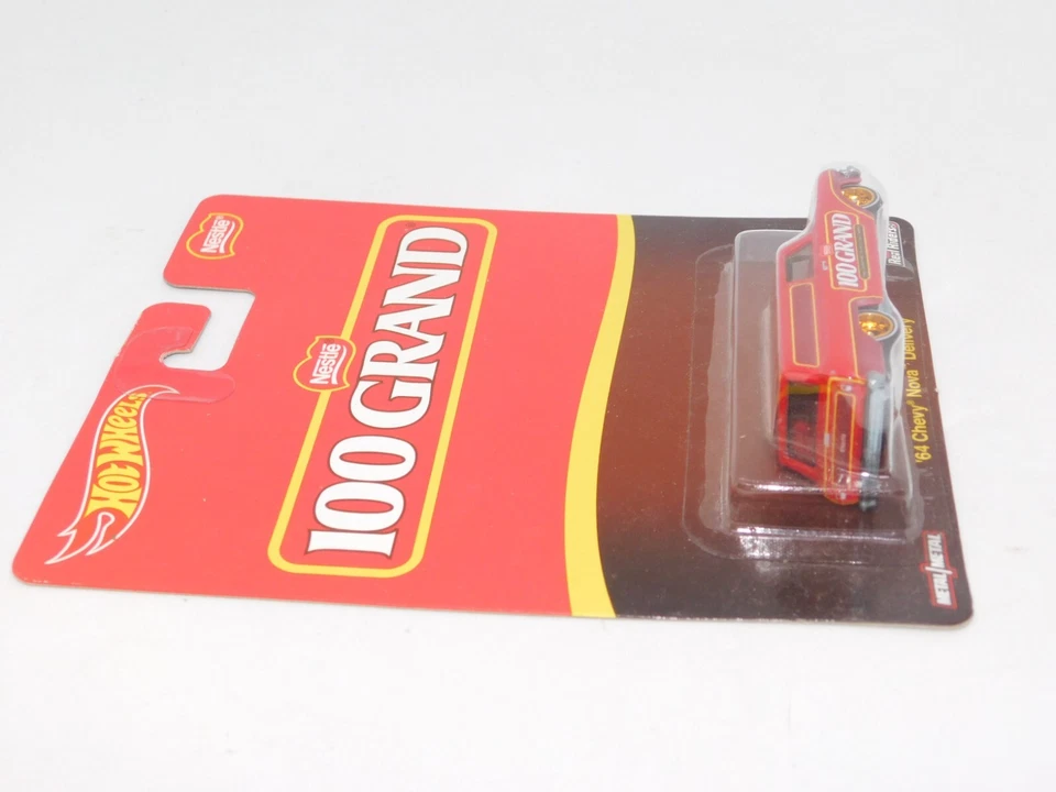 Hot Wheels '64 Chevy Nova Delivery Nestlé 100 Grand Pop Culture 2015 Foto 3 de 3
