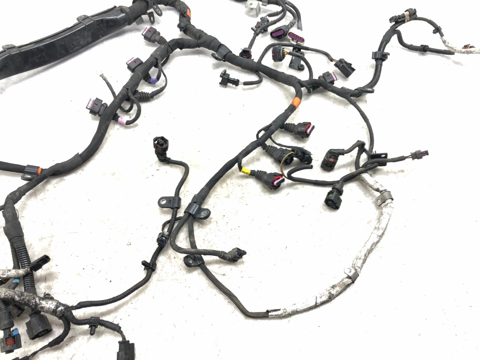 2014-2019 MASERATI GHIBLI 3.0L V6 ENGINE WIRING HARNESS OEM #DAMAGED.