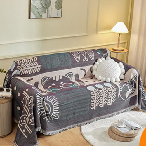 Cartoon Chic: Couch Covers for a Cozy and Minimalist Furniture Protector - Picture 2 of 24