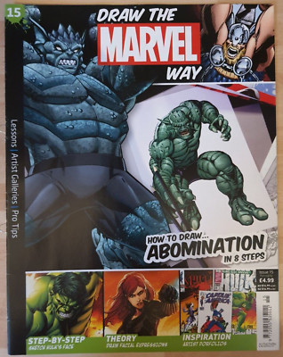 Draw The Marvel Way #15 Abomination Magazine Only Hachette Partworks