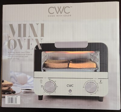 CWC Mini Oven Toaster, 750W, Color: Cream