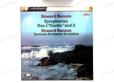 Howard Hanson / Eastman-Rochester Orchestra - Symphonies Nos. 1 & 3 NL LP |