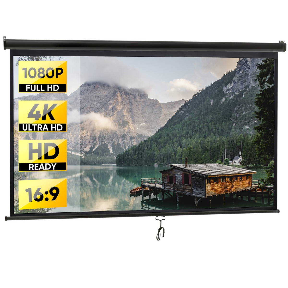 Pull Down Waterproof Screen