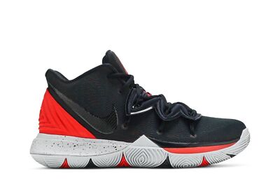 Level SS/New - Nike Kyrie 5 EP Bred AO2919-600 Black Red AO2919