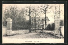 Old postcard Brosses, Les Bruyeres, at the portal to the villa