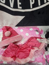 Victoria's Secret Pink Ventage Santa Baby Skirt And Hat