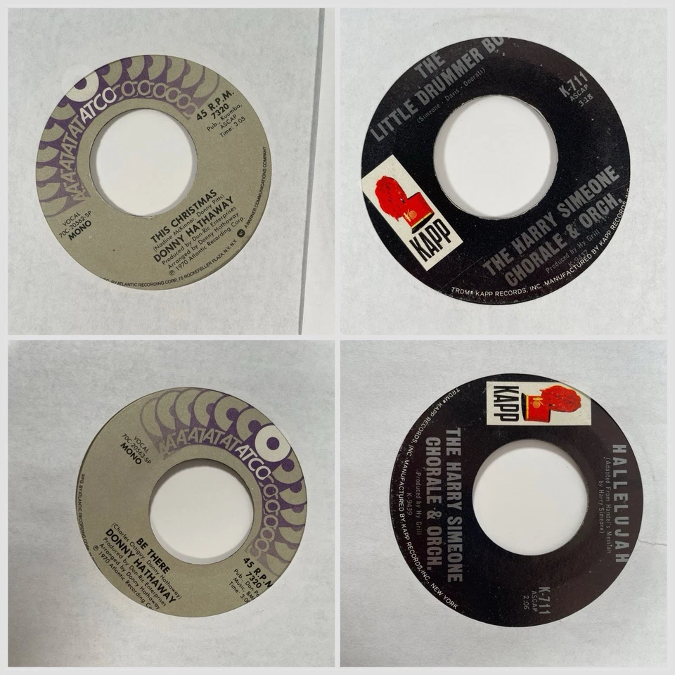 LOT of 16 45 RPM 1960’s 70’s Christmas Holiday Records VG-EX Foto 3 de 4
