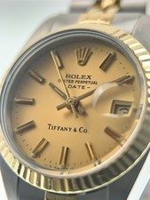Rolex Datejust Tiffany Dial Gold Steel Champagne Dial 26mm Automatic Watch 6917 2