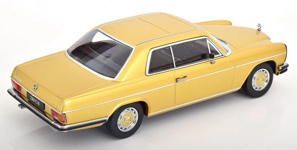 Mercedes C114 280C /8 Coupe 1969 gold diecast model car 181163 KK-Scale 1:18 - Image 2 of 4