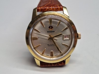 Rado Water sealed AS 1858 Herrenuhr Vintage mechanisch Automatik 35mm