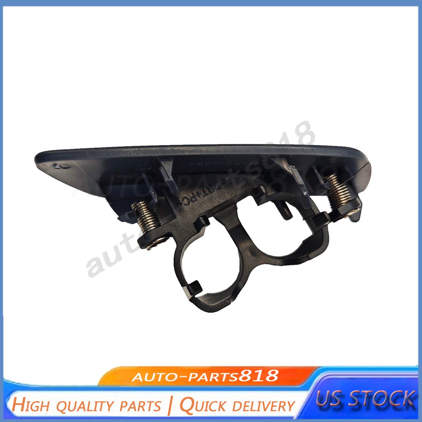 2Pcs Headlight Washer Jet Cover For 10-18 Rolls-Royce Ghost Front Driver Pass