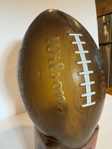 Vintage NE Patriots Wilson Football Bank oder Snackglas. Offizielle NFL 2000. - Bild 2 von 10