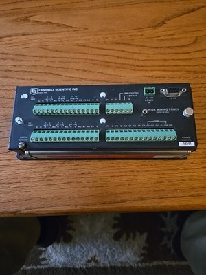 Used Campbell Scientific CR10X Measurement And Control Module With Wiring Panel