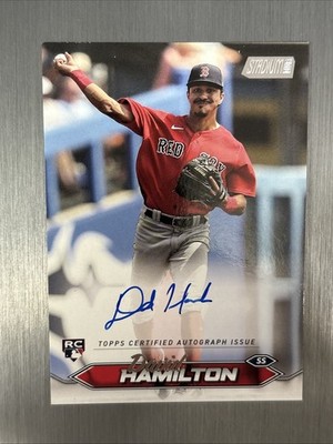 2024 Stadium Club #SCBA-DH David Hamilton On Card Auto Boston Red Sox