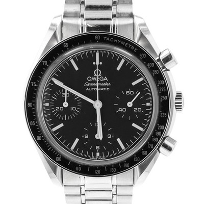 Omega Speedmaster  Reduced 3510.50.00 39mm Black Chronograph Steel Auto Watch