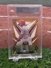 2021 Leaf Valiant Pre-Production Clear Gold Ethan Wilson RC ROOKIE AUTO 1/1