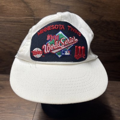 Vintage Minnesota Twins Hat/Cap - Snap Back - White World Series 1991