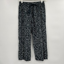 VTG Fresh Produce Cotton Cropped Capri Pants Sz S Beach Vacation Resortwear 90s