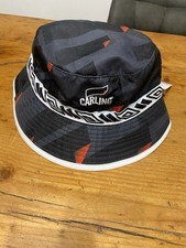 CARLING one size bucket hat. Black , grey, red & white BNWT
