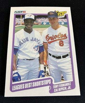 1990 Fleer TONY FERNANDEZ/CAL RIPKEN, JR. #634