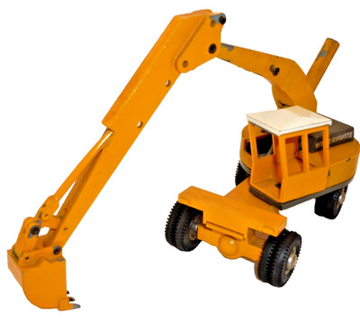 NZG Metallmodell 101  Mobilbagger Tieflöffel Weserhütte HW70 Excavator 1:50
