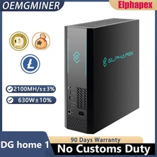 New ElphaPex DG Home 1 2100MH/s 630W LTC/Doge coin Miner Asic Miner