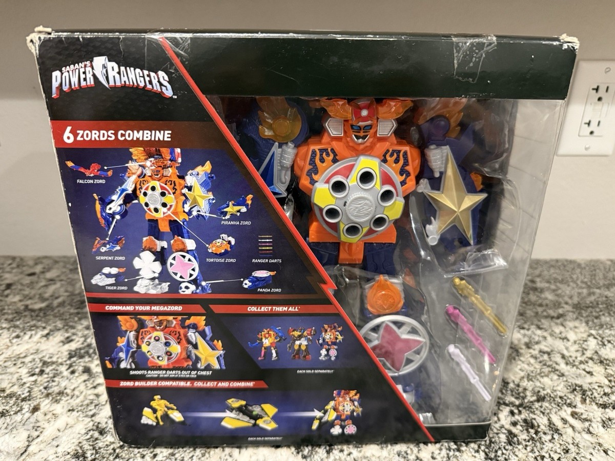 POWER RANGERS SUPER NINJA STEEL BLAZE MEGAZORD 2018 43740 Gekiatsu