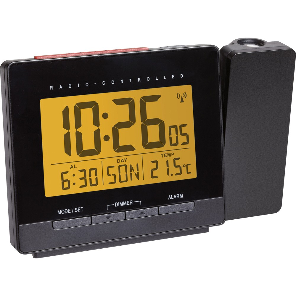TFA Dostmann 60501601 Funk Wecker digital Schwarz 10890₽