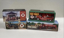 Texaco Ertl Collectibles Die-Cast Metal Bank Lot Collector Series Mint in Box
