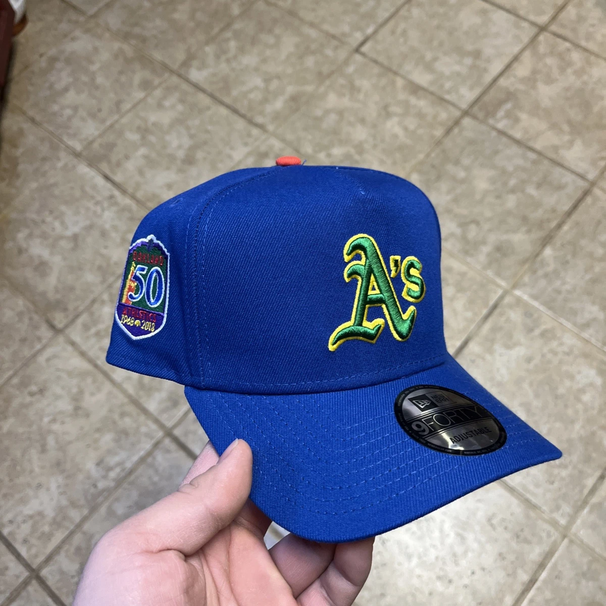 A's cap ビンテージ Oakland Athletics Blue MLB Fan Cap, Hats for sale | eBay