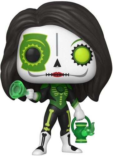 Funko Pop Heroes: Dia De Los Dc - Linterna Verde (Jessica) [Juguete Usado Muy Buen]