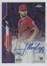 2020 Topps Chrome Rookie Purple Refractor /250 Jose Rodriguez #RA-JRO Auto 08jk