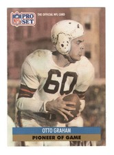 1991 Pro Set Otto Graham #4 Special Inserts Browns