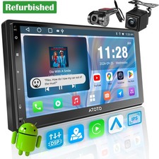 ATOTO A5L 7" 2Din Android Car Stereo Carplay Gen AI 24B-EQ  Rear  Front Cam