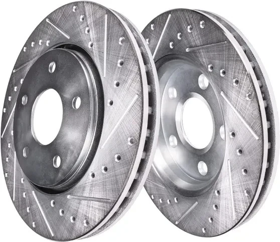 10pc Front & Rear Drilled Slotted Rotors and Ceramic Brake2005 - 2010 Scion tC.. - Image 4 of 4