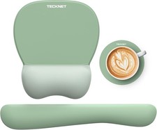 TECKNET Gel Mouse Pad  Wrist Rest, 3 in 1 Keyboard Wrist Rest for Pain Relief