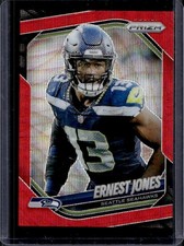 2025 Panini Prizm Ernest Jones Red Wave #/149 Seahawks