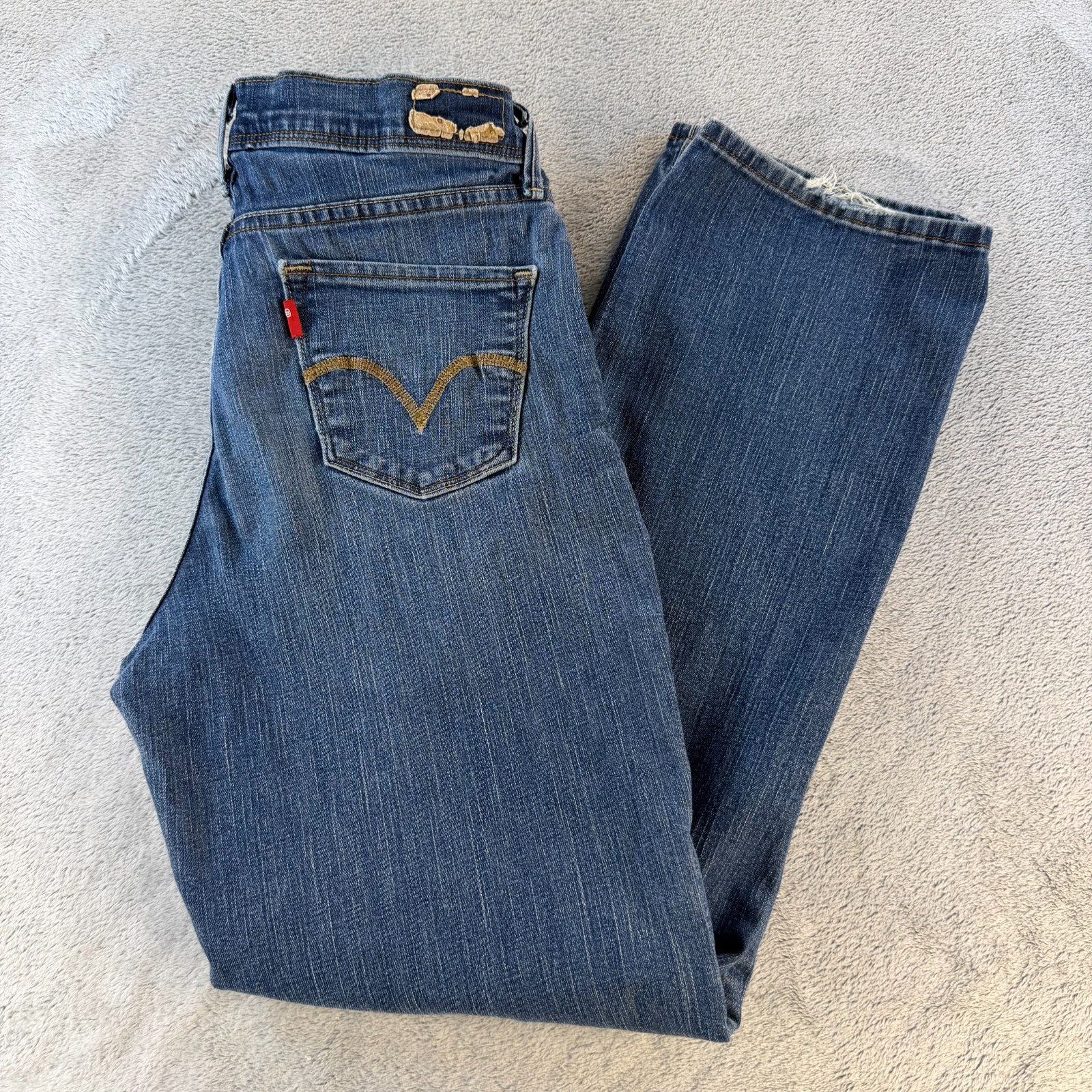 Levi’s 512 Perfectly Slim 25x29 Straight Jeans Medium Wash Women