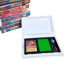 Disney Lorcana Deck Box Vintage VHS Case TCG Holder Upcycled Holder Cards Dice