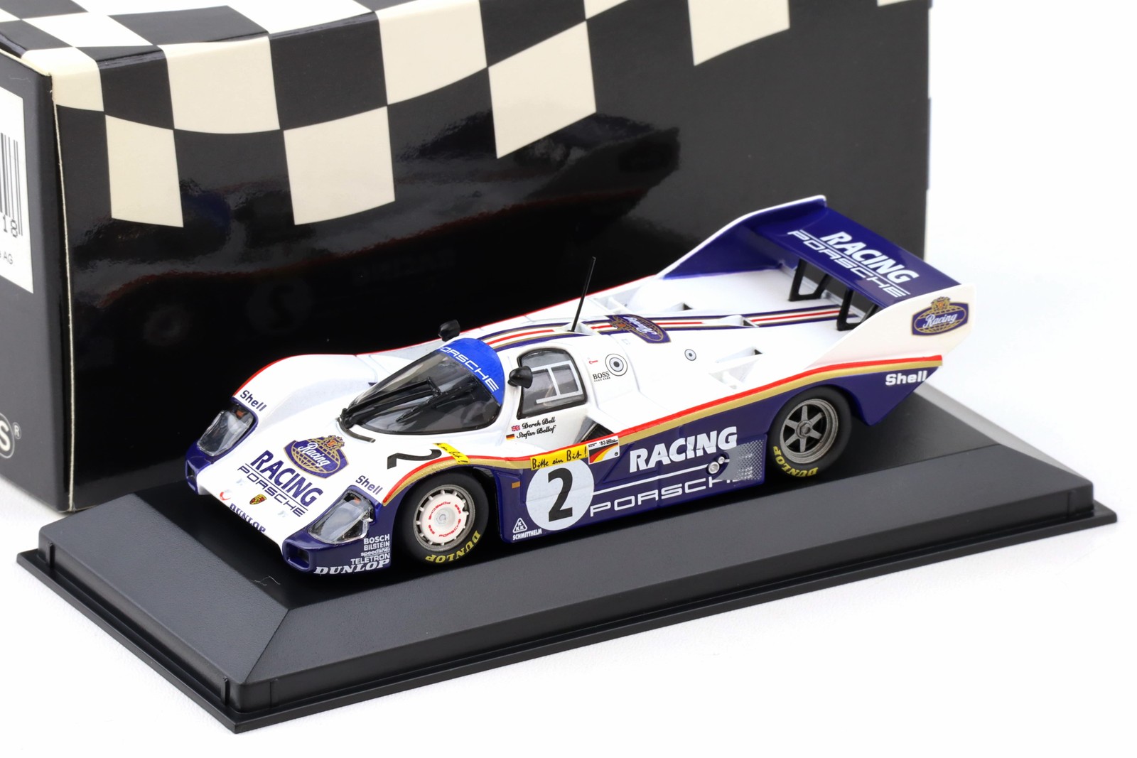 1:43 Minichamps Porsche 956 K 1st 1000Km Nürburgring 1983 Bell/Bellof #2