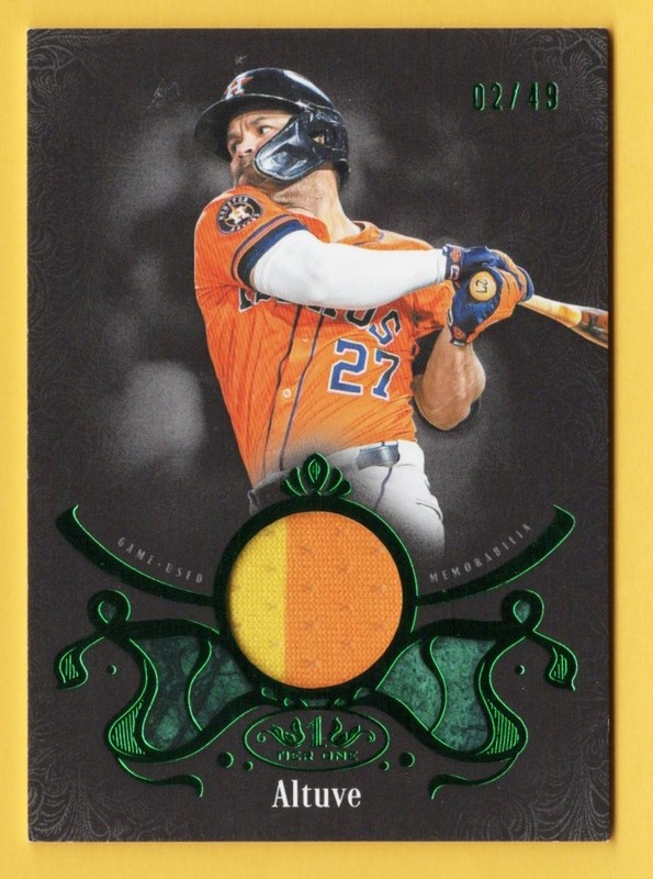 JOSE ALTUVE - ASTROS - SHADOW RELIC - GREEN - /49