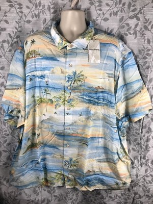 Tommy Bahama B&T Men's Size 3XLT Bon Voyage Veracruz Cay Isle Vista Shirt $128