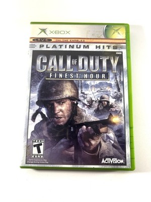 Activision Call of Duty: Finest Hour Platinum Hits Xbox Shooter Multiplayer 2004